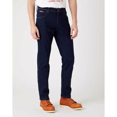 Джинсы зауженные Wrangler, размер 40/34, синий