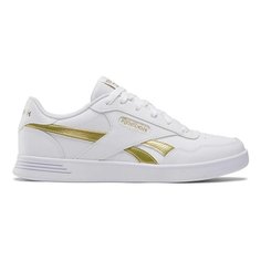 Кеды Reebok Court Advance, размер 10 US, белый/белый/золотой