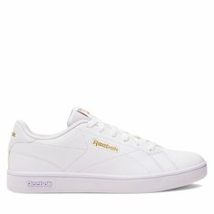 Кроссовки Reebok Court Clean, размер 10 US, белый/золотой/белый