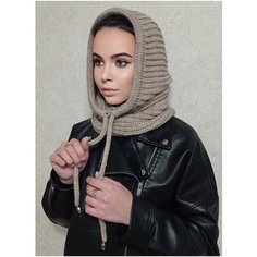 Шарф-капюшон Kardi_Era, темно-бежевый