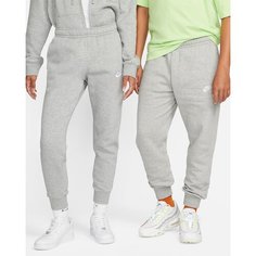 Брюки спортивные NIKE Sportswear Club Fleece, размер 3XL, Dark Grey Heather/Matte Silver/White