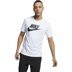 Футболка NIKE M NSW TEE ICON FUTURA, 1 шт., размер 2XL, белый