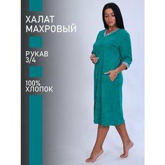 Халат Натали, размер 58, зеленый Natali