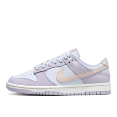 Кроссовки NIKE Dunk Low, размер 6.5us 37.5eu 23.5cm, белый