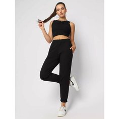 Брюки спортивные Fashion Margo, размер 44, чёрный