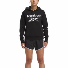 Худи спортивное Reebok IDENTITY BIG LOGO FLEECE HOODIE, размер M, , чёрный