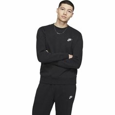 Свитшот спортивный NIKE NSW CLUB CRW BB HOODIE, размер 3XL, , черный