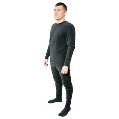 Комплект термобелья Сибирский следопыт Fleece Zip Polartec Micro, размер 50, черный