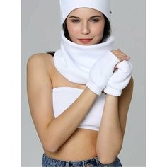 Митенки HIGH TEMP, размер ONE SIZE, молочный