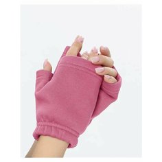 Митенки HIGH TEMP, размер ONE SIZE, красный, розовый