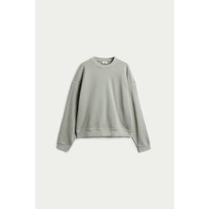 Свитшот LIME GARMENT DYE, размер M, , серо-зеленый