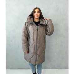 Куртка , размер 8XL, коричневый Нет бренда