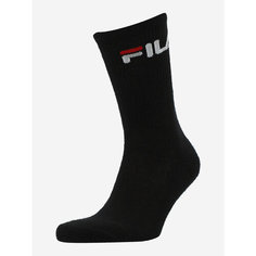 Носки Fila, комплект, 3 пары, размер 35-38, черный
