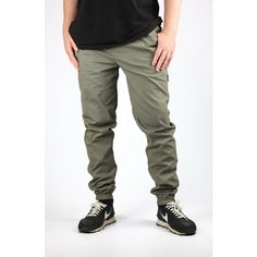 Брюки чинос BLK CROWN basic, размер L, оливковый