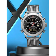 Наручные часы Naviforce, серебристый/черный