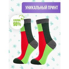 Носки Big Bang Socks принт, размер 35-39, красный