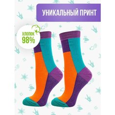Носки Big Bang Socks принт, размер 40-44, оранжевый