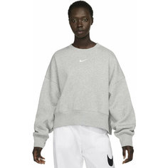 Свитшот NIKE Nsw phnx flc oos crew, размер XS, , серый