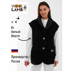 Жилет Wool Lamb, размер 44-46, черный