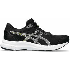 Кроссовки ASICS GEL-CONTEND 8, полнота F (EU)/ на среднюю стопу, размер 6,5 US, черный/белый/зеленый