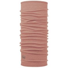 Снуд Buff Wool midweight Rosewood Melange, one size, розовый, красный
