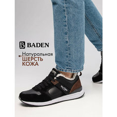 Кроссовки Baden, полнота 7 (RU)/ на среднюю и широкую стопу, размер 41, черный