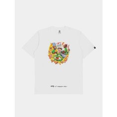 Футболка Aape X Jumping Lomo, размер L, белый