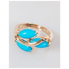 Кольцо Lotus Jewelry, бирюза, размер 17, бирюзовый