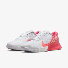 Кроссовки NIKE Nike Zoom Vapor Pro 2 Premium, размер 39 EU - 8 US (25 см), оранжевый/черный