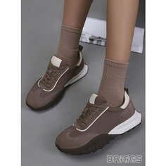 Кроссовки BRIGGS, полнота 4 (RU)/ на узкую и среднюю стопу, размер 36, бежевый, коричневый