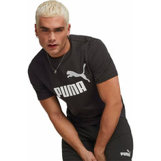 Футболка PUMA, 1 шт., размер XS, чёрный