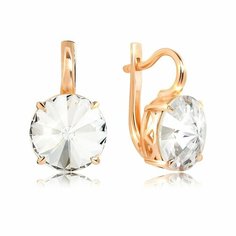 Серьги VALTERA, серебро, 925 проба, кристаллы Swarovski, , серебристый