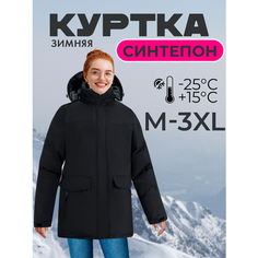 Куртка , размер XL, черный Нет бренда