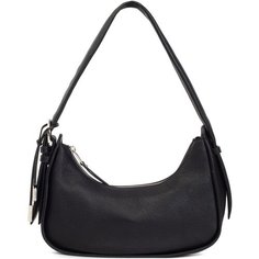 Сумка хобо ELEGANZZA, фактура гладкая, black