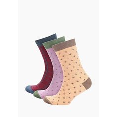 Носки Big Bang Socks, комплект, 3 пары, размер 35-39, мультиколор