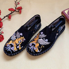 Туфли , размер 38, черный Beijing Opera Embroidery art