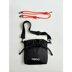 Сумка кросс-боди NODO, фактура матовая, черный