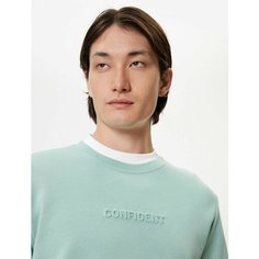 Свитшот KOTON, размер XXL, , зеленый
