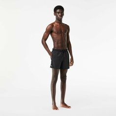 Шорты для плавания LACOSTE, размер TS, чёрный