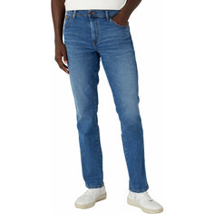 Джинсы зауженные Wrangler, размер 36/32, синий