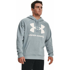 Худи спортивное Under Armour Rival Fleece Big Logo Hoodie, размер XL, , голубой
