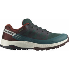 Кроссовки Salomon OUTRISE GTX, размер 9, зеленый/красный