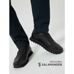 Кроссовки Salamander, полнота 6 (RU)/ на среднюю стопу, размер 44, черный/коричневый