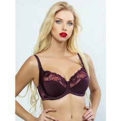 Бюстгальтер Lanny mode, размер 85E, бордовый