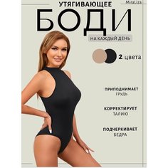 Боди, размер S, черный Нет бренда