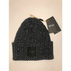 Шапка бини Весь мир моды, размер универсальный, серый меланж Нет бренда