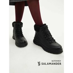 Ботинки тимберленды Salamander, размер 36, черный