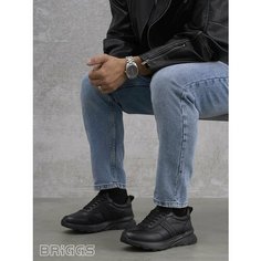 Кроссовки BRIGGS, полнота 6 (RU)/ на среднюю стопу, размер 43, черный