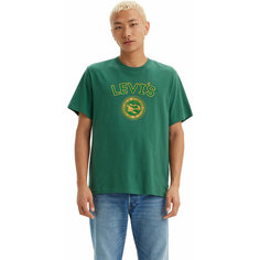 Футболка Levis Men Relaxed Fit Graphic Tee, размер S, зеленый Levis®