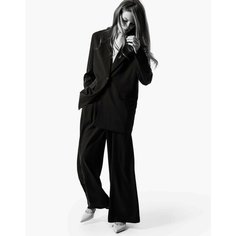 Брюки классические Gloria Jeans GJ BLACK, размер 40/164, темно-синий